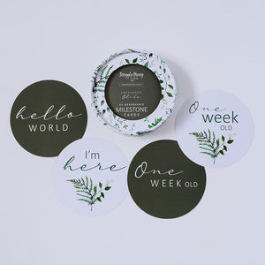ENCHANTED AND OLIVE MILESTONE CARDS