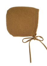 Load image into Gallery viewer, KNITTED BONNET- MUSTARD
